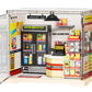 DIY Miniature Dollhouse Kit 3D Puzzle Dollhouse Toy with Dust Cover and Light