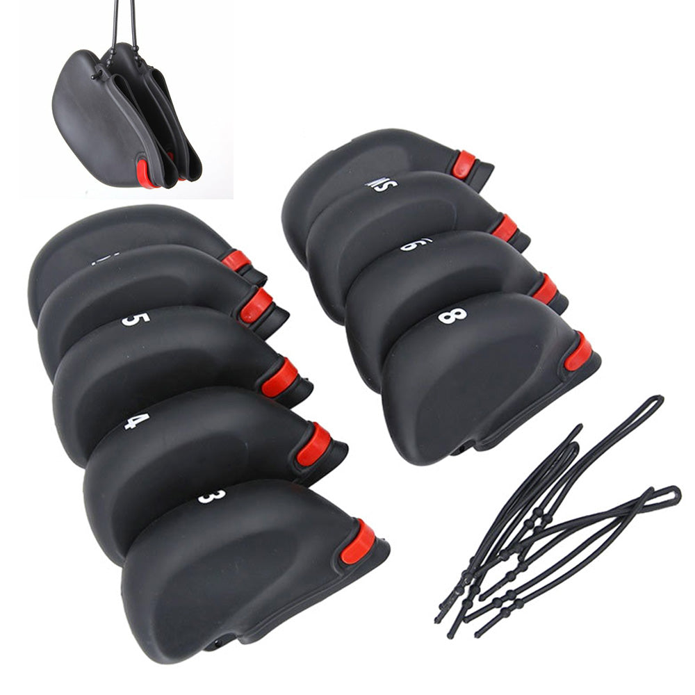 9 Pack Golf Iron Head Covers for Standard Irons