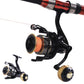 Spinning Fishing Reel HE Series 5000 6000 7000 Size 12 Ball Bearings 10kg Drag