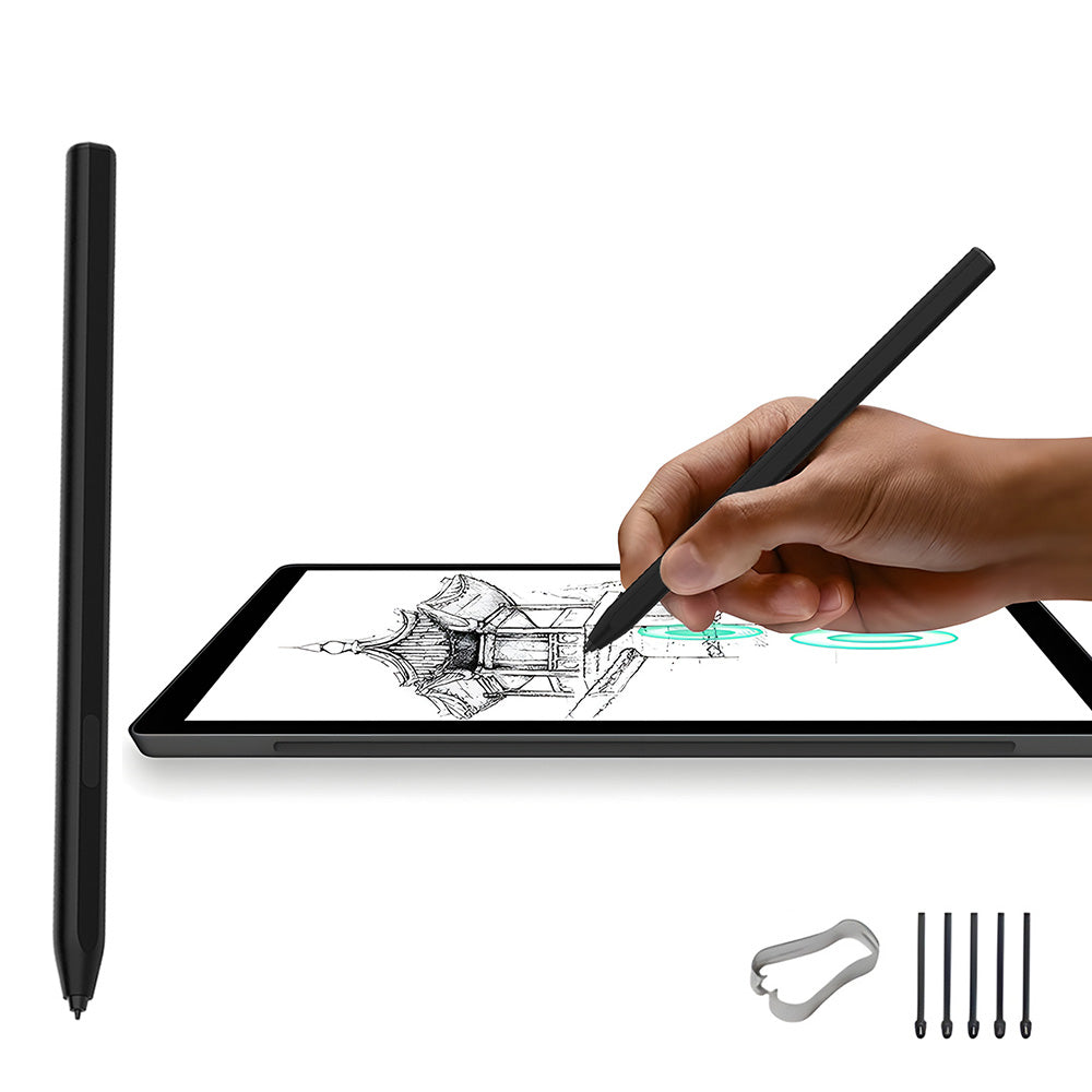 Stylus Pen for Samsung Galaxy Tab S6 to S9 with 5 Replacement Tips and 1 Clip