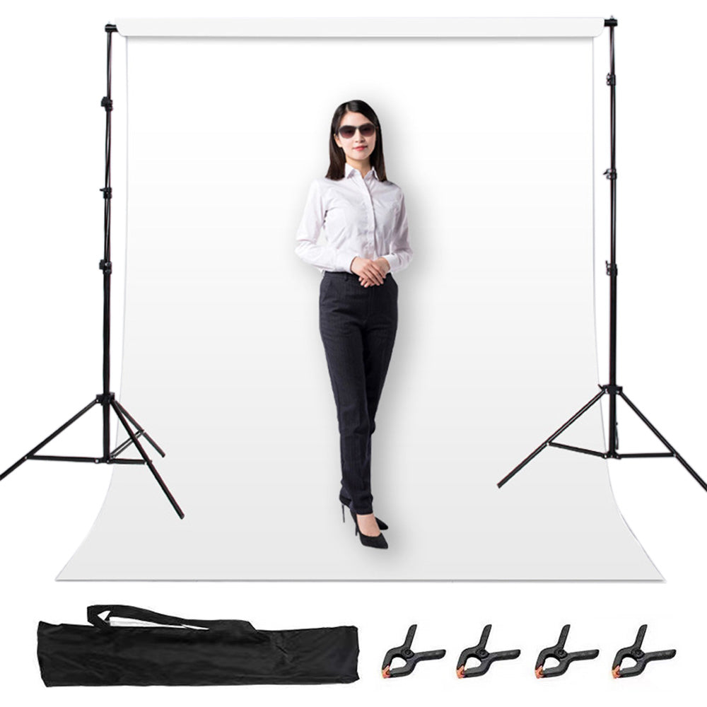Backdrop Stand 1.5-3m Adjustable Photo Studio Background Support for Weddings Parties