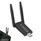 WiFi Wireless Adapter with Bluetooth 5.0 Dual Band 1300Mbps USB 3.0 for PC and Mac
