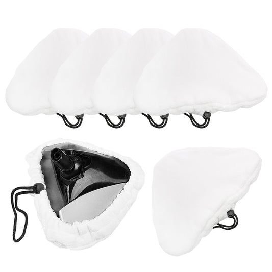6Pcs Steam Mop Pads Replacement Washable Microfibre Cloth