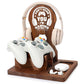 Solid Wood Multi-Function Headphone Stand for Gamer