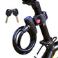 Anti-theft Security Bike Cable Lock Bicycle Lock With Bracket And 2pcs Keys