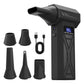 Compressed Air Duster-110000RPM Powerful Electric Rechargeable 4 Speed Adjustable