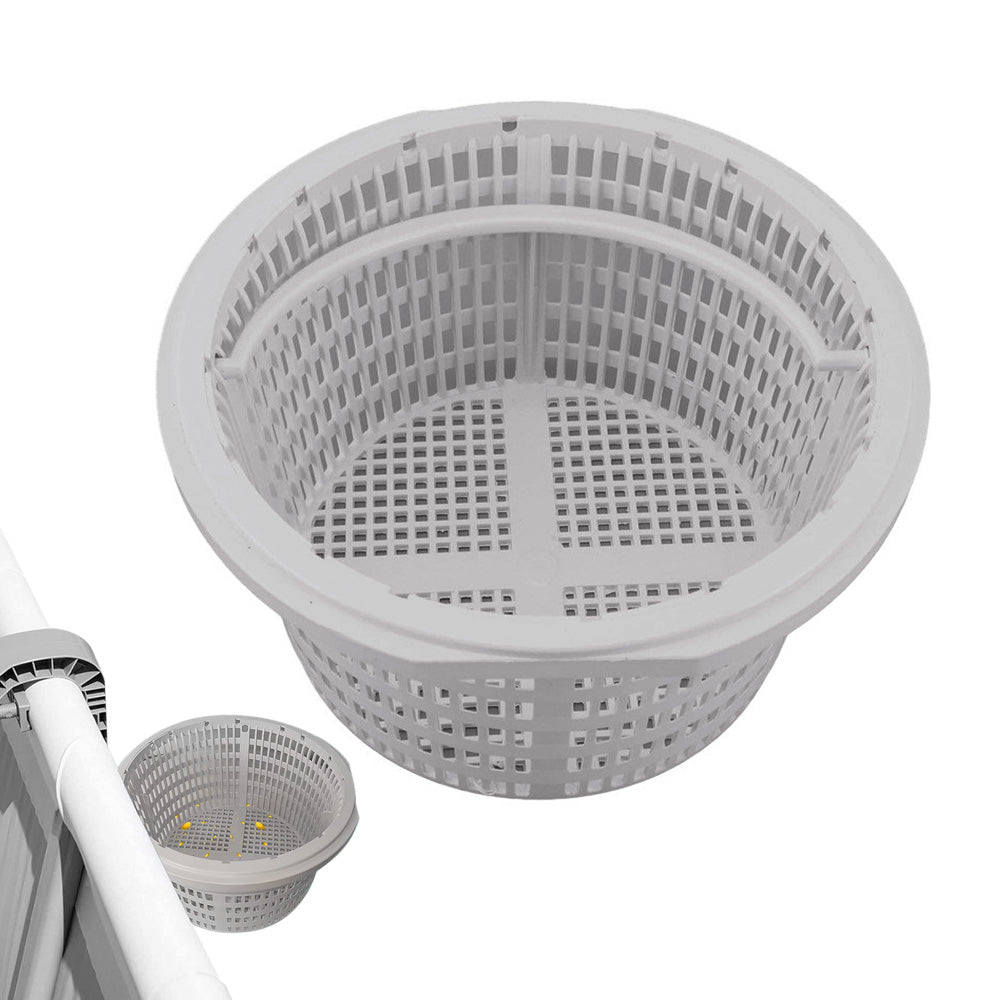 Pool Skimmer Basket with Handle for Inground Pools Large Mesh Filter Basket