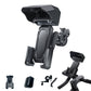 Bike Phone Holder with Detachable Sun Rain Cover for Motorcycle Bicycle