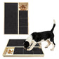 Wooden Dog Nail Scratch Board Interactive Nail File Pad for Dogs Indoor & Outdoor