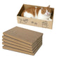 5Pcs Cat Scratcher Cardboard Box Cat Scratching Pad for Indoor Cats and Kitten