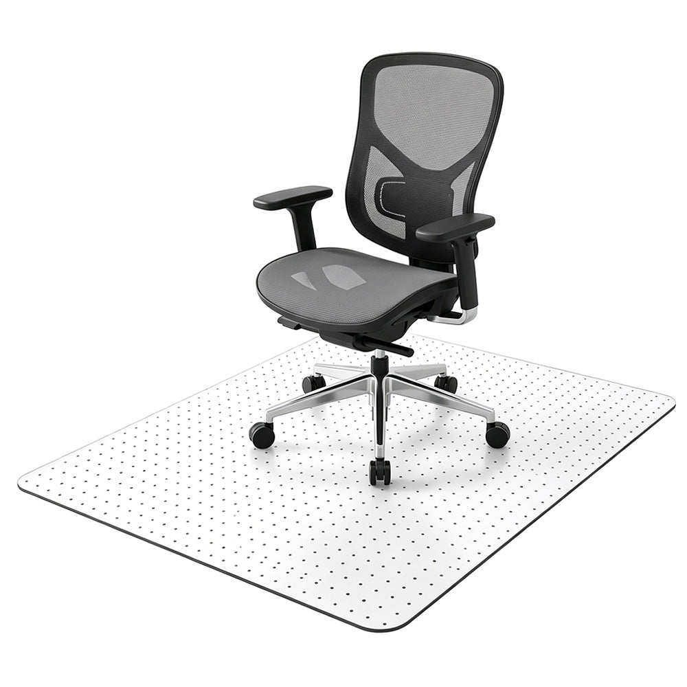 Clear PVC Office Chair Mat for Carpet with Anti-Slip Studs for Office Study Gaming Room