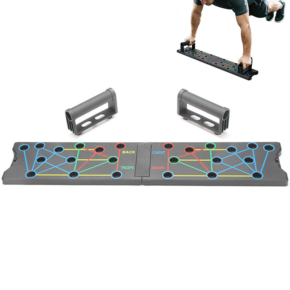 24 in 1 Push Up Board Strength Training System with Handles for Chest Shoulders