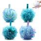 4PCS Loofah Sponge Bath Puff Exfoliating Cleaning Bath Ball Body Sponge Washer