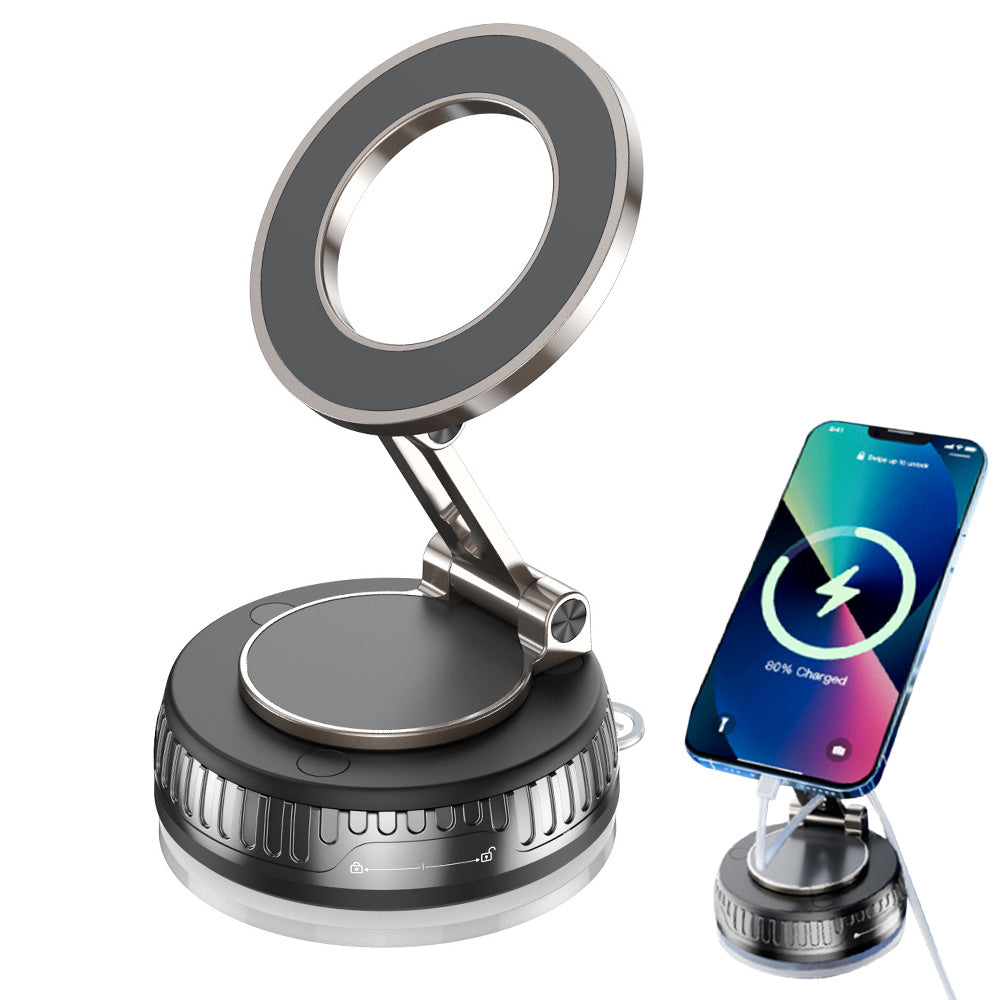 Vacuum Car Phone Mount 360-Degree Rotation for Dashboard Desk and More