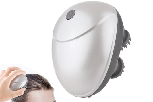 Wireless Scalp Massager - 4-Claw Head Relaxation Device with Type-C Charging & Deep Kneading