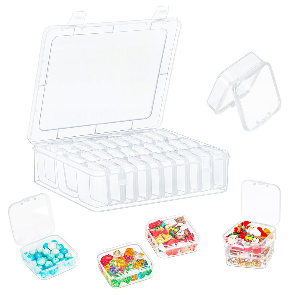 Plastic Bead Organizer Box for DIY Jewelry and Nail Craft Storage