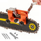 Portable Hand Crank Chain Sharpening Tool Set With 3 Grinding Heads