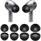 8 Pcs Memory Foam Ear Tips for Samsung Galaxy Buds 4 Pro Black