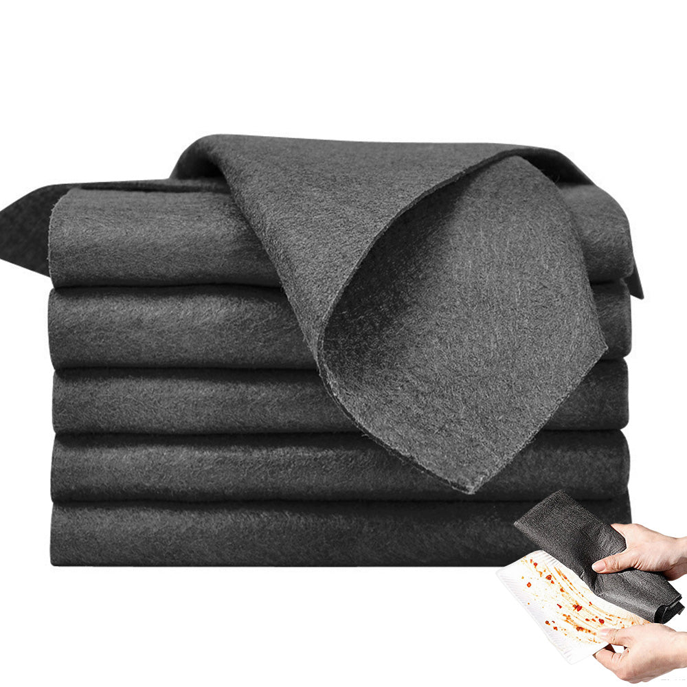 5 Pack Thick Streak Free Cleaning Cloths for Auto Windows Glass Mirrors