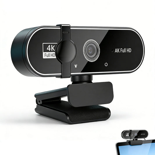 4K Webcam Video Camera Streaming USB Webcam for PC Laptop Auto Focus