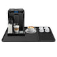 Silicone Coffee Mat with Detachable Dish Drying Mat for Coffee Maker Dish Rack