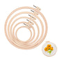 6 PCS Embroidery Hoops with 16 Needles Plastic Cross Stitch Hoops for Crafts