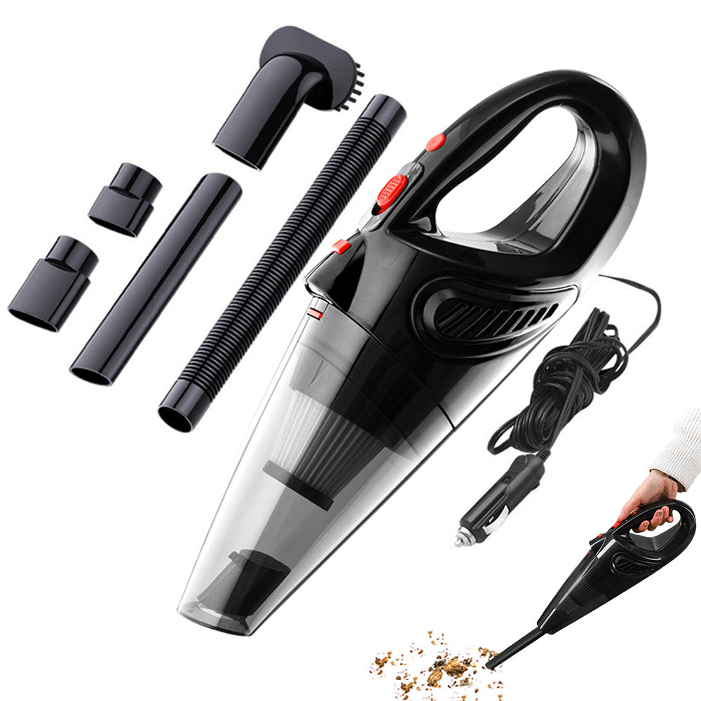 Portable Powerful Car Vacuum Wired Cleaner with LED Light