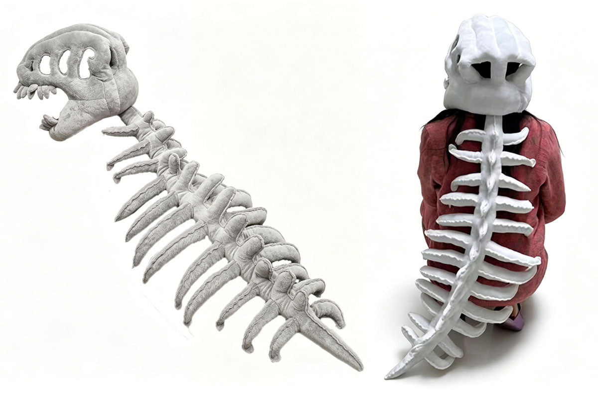 Funny Dinosaur Skeleton Headwear Novelty Costume Prop