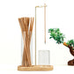 Figure Eight Glass Incense Holder Burner with Ash Catcher for Meditation Decor