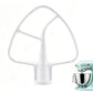 Coated Flat Beater for KitchenAid 4.5-5QT Tilt Head Stand Mixer Compatible with K5AB K5SS Models