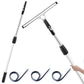45 cm Window Squeegee with 1.2 m Telescopic Pole Glass Cleaning Tool