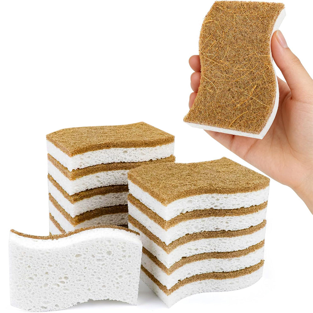 Sponge Kitchen Dish Sponge Compostable Coconut Cellulose Dish Scrubber