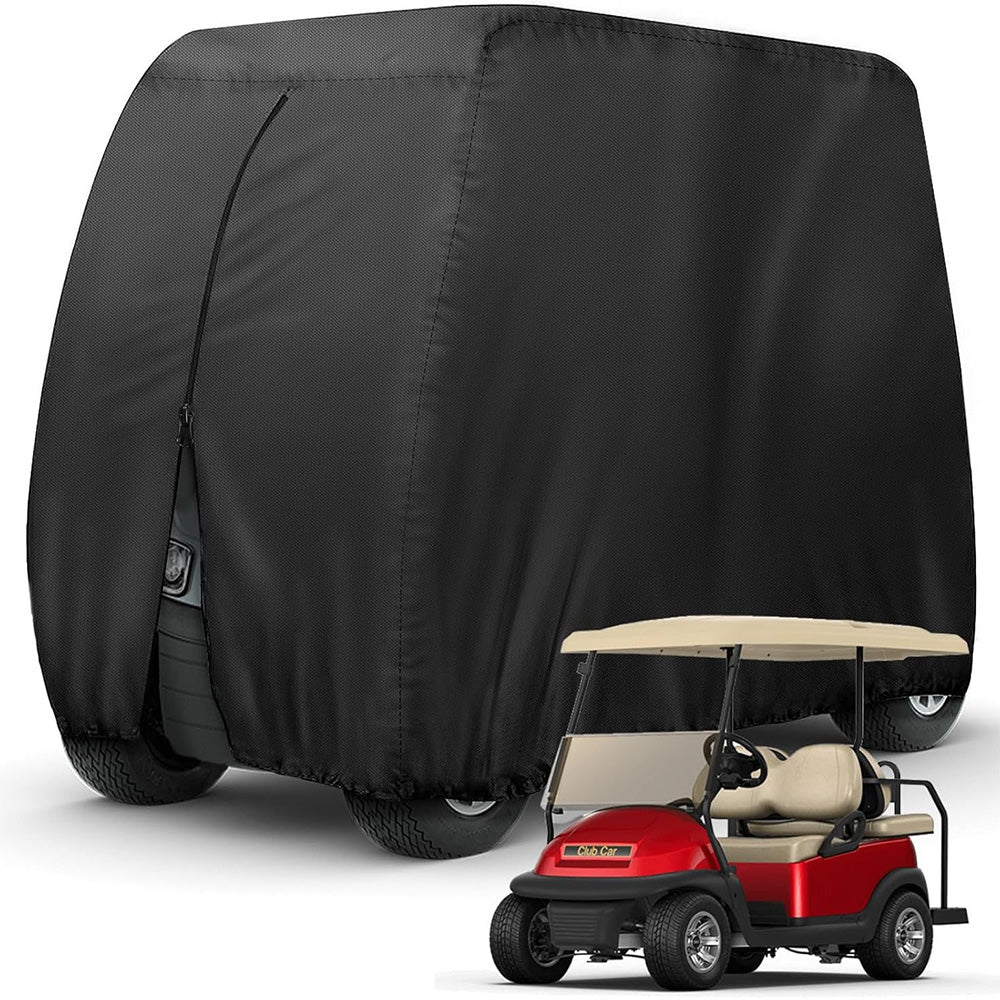 Oxford Golf Cart Cover Waterproof Dustproof Protector for 2- or 4-Passenger Carts