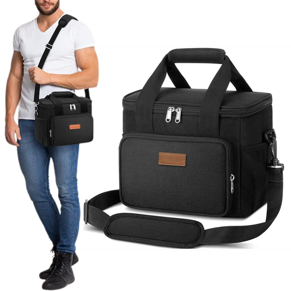 Reusable Insulated Lunch Box Leakproof Cooler Bags for Office Picnic Beach