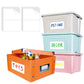 100 PCS Removable Labels for Storage Boxes Large Sticky Labels for Home School Office