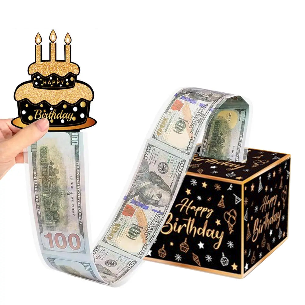 Party Cash Pull-Out Surprise Box