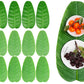 12Pcs Simulation Banana Leaf Mat Leaf Placemats Banana Leaves Placemats