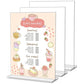 3 Pcs Acrylic Sign Holder Clear Menu Stand Vertical Flyer Display for Restaurants
