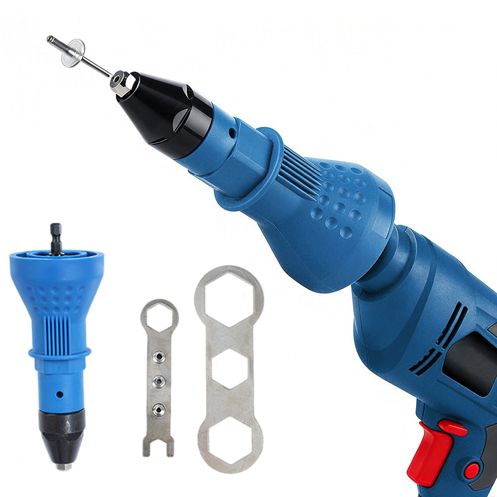 Rivet Tool Adapter Conversion Head Compatible with Electric Drills