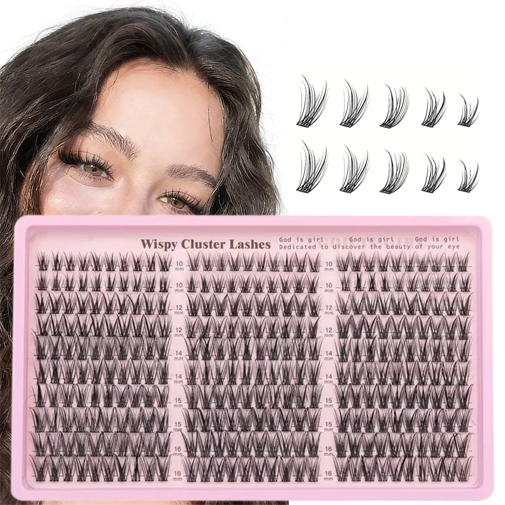Individual Lash Clusters Kit 10-16mm Wispy
