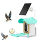 Smart Bird Feeder with Camera AI Identify 10000+ Birds Solar Powered Outdoor Live View for Bird Lovers