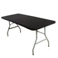 Elastic Edge Polyester Tablecloth for Picnic and Dining Table