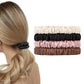 4 Pack 19 Momme Mulberry Silk Scrunchies Elastic Hair Ties for Women