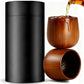 2PCS Wooden Bourbon Drinking Glass Whiskey Tumbler Bourbon Gifts For Men