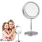 Touch Screen 10X LED Magnifying Makeup Mirror Double-Sided 360 Rotation
