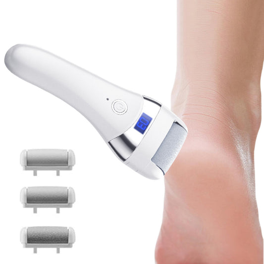 Three-Head Electric Foot File Callues Remover Pedicure Tool