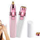 Women Facial Hair Removal 2 in 1 Rechargeable Eyebrow Trimmer Face Shaver with Light