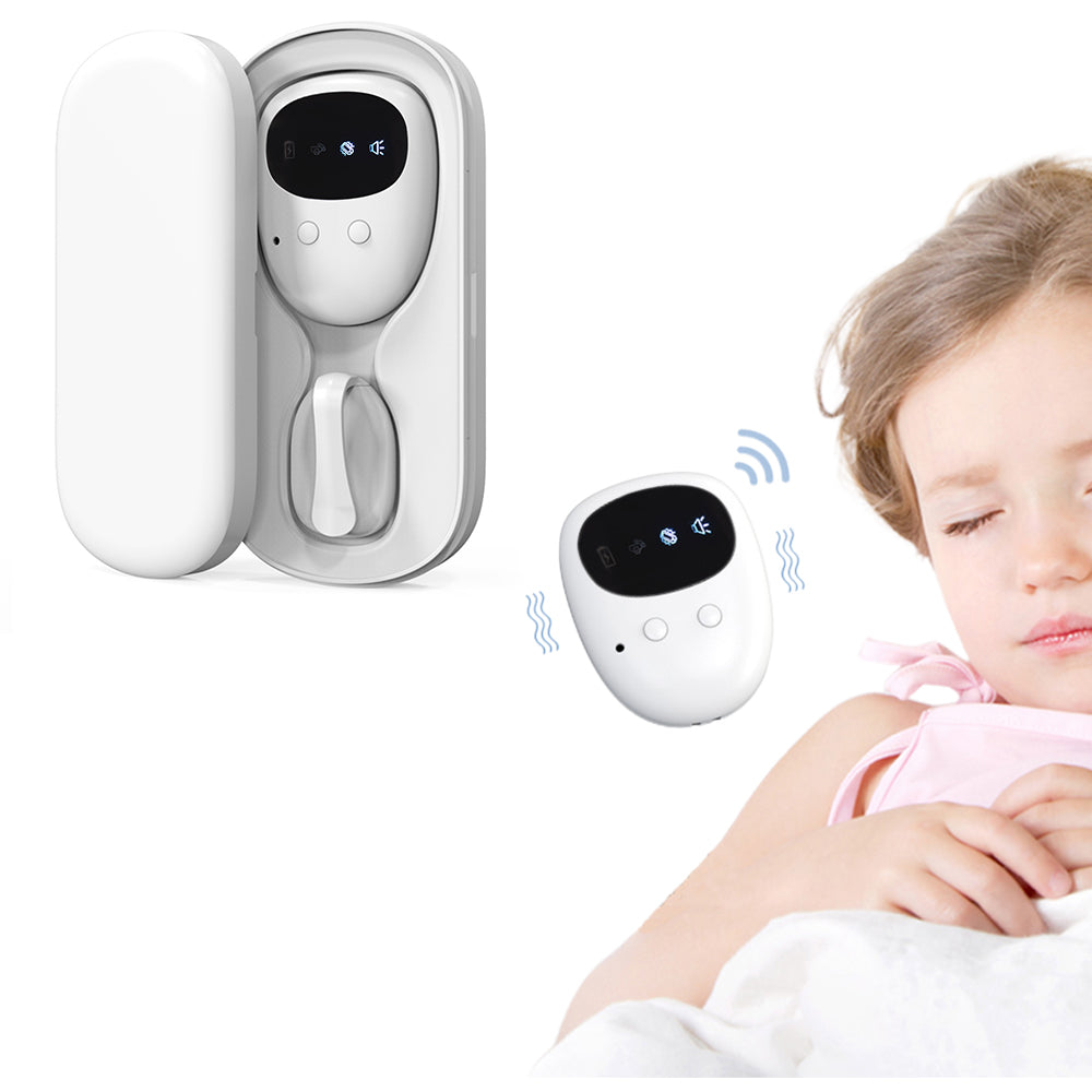 Wireless Bedwetting Alarm with Rechargeable Sensor and Adapter