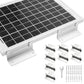 8Pcs Solar Panel Mounting Bracket Set Aluminum Alloy Solar Bracket for RV Roofs