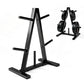 Weight Plate Rack for 1 Inch Plates Weight Tree for Home Gym
